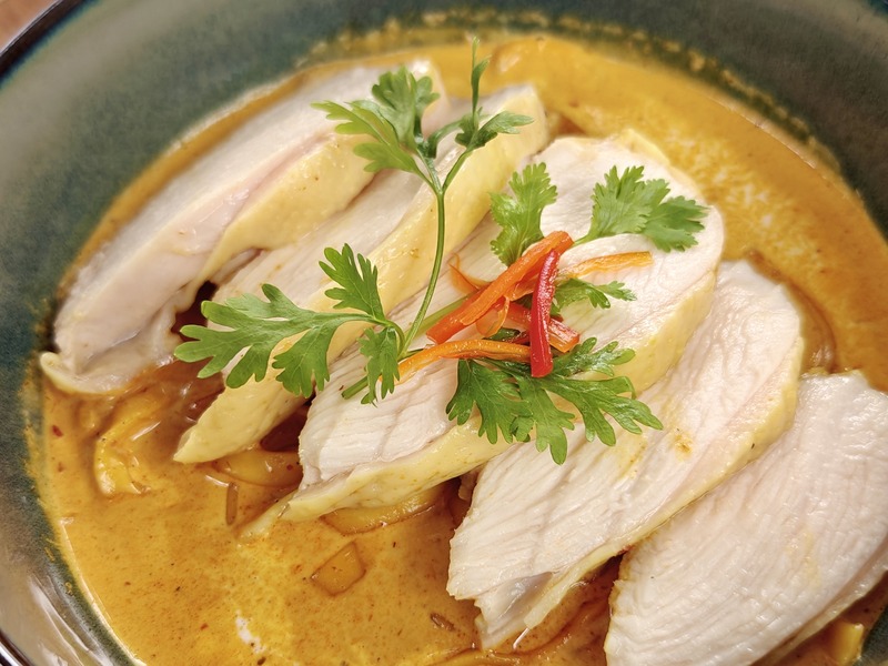 Sous Vide Chicken Khao Soi